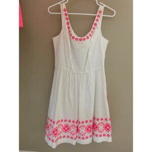 Vineyard Vines Summer Dress - hot pink & white